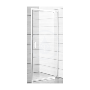 JIKA - Lyra plus Sprchové dvere pivotové 900 Ľ/P, sklo transparentné, biela H2543820006681
