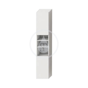 JIKA - Lyra Vysoká skrinka, 320 mm x 251 mm x 1700 mm – skrinka, pravá, korpus biely, dvere biely lak H4531620383001