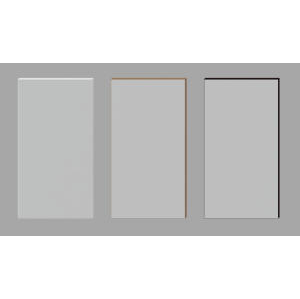 JIKA - LYRA zrcadlo na bílé desce 40x75x2 (H4531810383041)