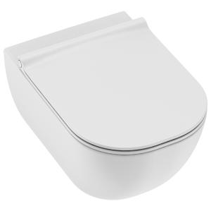 JIKA - MIO bílé WCsedátko SLOWCLOSE (zpomal.), duroplast, odnímatelné, nerez úchyty (pro RIMLESS 8.2071.4) (H8917110000631)