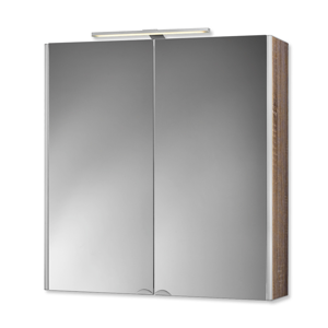 JOKEY DekorALU LED černá zrcadlová skříňka hliníková 124512020-0700 (124512020-0700)