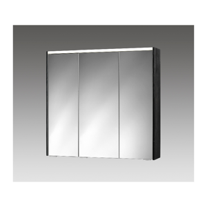 JOKEY KHX 80 dřevěný dekor-tmavý zrcadlová skříňka MDF 251013320-0960 (251013320-0960)