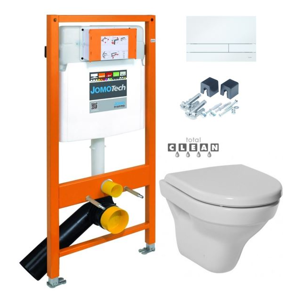 JOMOTech modul pre závesné WC s bielou doskou + WC JIKA TIGO + SEDADLO duraplastu 174-91100900-00 TI3