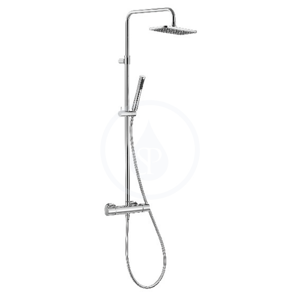 KLUDI - A-Qa Dual Shower System, termostatická sprchová súprava, chróm 4909505-00