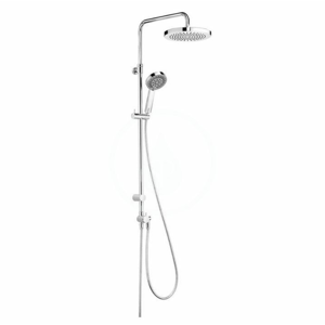 KLUDI - A-Qa Set sprchovej hlavice, hlavovej sprchy, držiaku, tyče a hadice, chróm 6619205-00