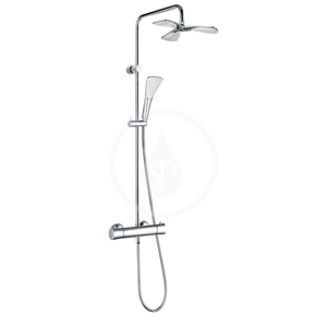 KLUDI - Fizz Dual Shower System, termostatická sprchová súprava, chróm 6709505-00