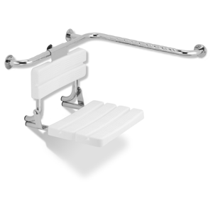 KOLO Funktion sklopné sedátko pro sprchování, bílé lesklé, zavěšení na madlo L1223100 (L1223100)