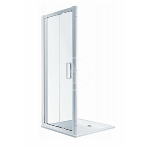 KOLO - GEO Sprchové dvere skladacie 800 mm, Reflex, lesklá strieborná/číre sklo 560.116.00.3