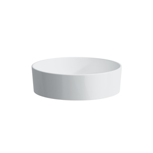 Laufen - Kartell Umývadlová misa, 420 mm x 420 mm, biela – bez prepadu, bez otvoru na batériu (H8123310001121)