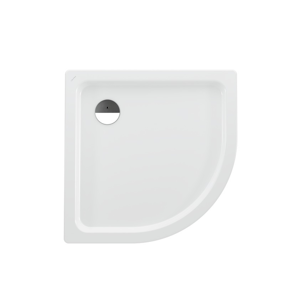 Laufen - Platina Sprchová vanička čtvrtkruh, 900 x 900 mm, Sprchová vanička štvrťkruh, 900 mm x 900 mm – s protihlukovými podložkami, biela (H2150180000401)