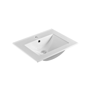 MEREO - Nábytkové umývadlo SLIM, 61x46x18 cm, keramické, biele UC6146