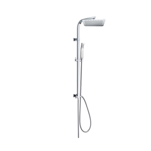 MEREO - Sprchová súprava Quatro, nerezová hlavová sprcha a jednopolohová ručná sprcha CBQ60101SK