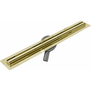 MEXEN - Flat 360 Slim podlahový žľab 60 cm otočný zlato 1541060