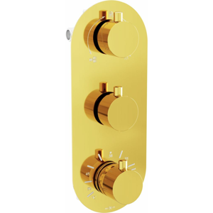 MEXEN - Kai termostatiská batérie sprcha / vaňa 3-gold výstup 77603-50