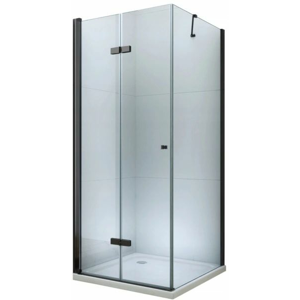 MEXEN/S - LIMA sprchovací kút 70x80 cm, transparent, čierna 856-070-080-70-00