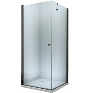 MEXEN/S - PRETORIA sprchovací kút 90x80 cm, transparent, čierna 852-090-080-70-00