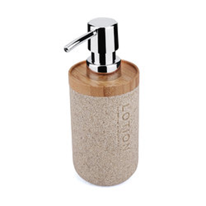 NIMCO - KORA dávkovač na mýdlo 270ml pískově béžová/bambus KO 24031-86 (KO 24031-86)