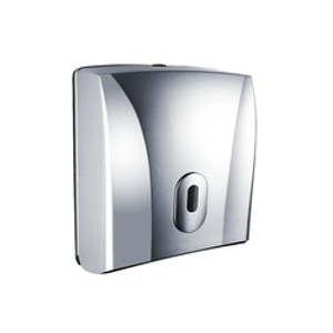 NIMCO-zásobník ručníků, skládané, plastový, stříbrný, uzamykatelný HP 9580-04 (HP 9580-04)