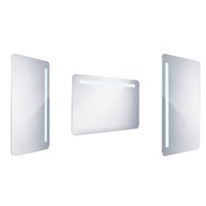 NIMCO zrcadlo LED oblé rohy 60x100cm 17W ZP 2004 (ZP 2004)