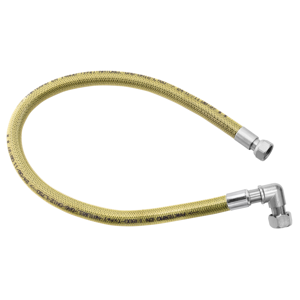 NOVASERVIS - Plynová pripojovacia hadica s kolienkom 1/2" MM-0,5m (WGK0500)