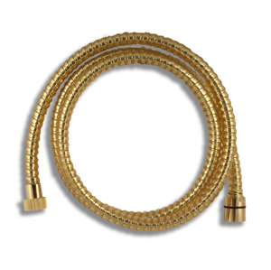 NOVASERVIS - Sprchová hadica plastová 150 cm zlato (SPIRAL/150,ZL)