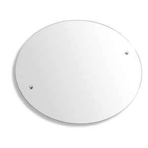NOVASERVIS - Zrcadlo ovál 60 x 50 cm Metalia 3 (6317)