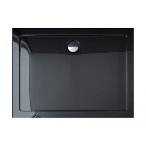 Obdélníková sprchová vanička Breno 120x80 cm černá (REA-K012G)
