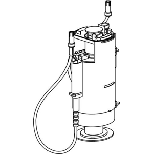 Ostatní - Sanit výpustný ventil (01.220.00.0000) s 2bovdenovým ovládáním (2002-2014) bíločervený SA03.982.00.0000 (SA03.982.00.0000)