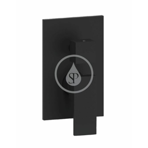 PAFFONI - Elle Sprchová batéria pod omietku, 3 výstupy, s prepínačom a telesom, matná čierna EL019NO/M