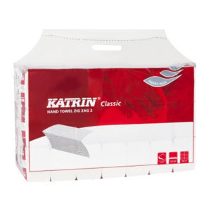 Papírové skládané ručníky Katrin 100621 bílé Handy Pack (EG671)