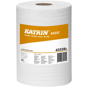 Papírové utěrky v roli Katrin Basic M 300 433382, 6 ks (EG776)