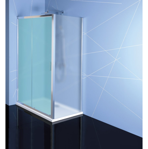 POLYSAN - EASY LINE sprchová bočná stena 700, sklo BRICK EL3138