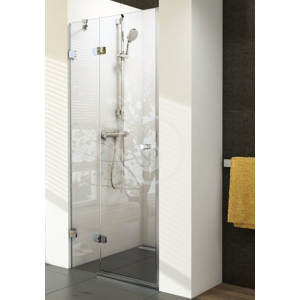RAVAK - Brilliant Sprchové dvere dvojdielne BSD2-100 L, ľavé, 990 mm – 1005 mm, farba chróm, sklo transparent 0ULAAA00Z1