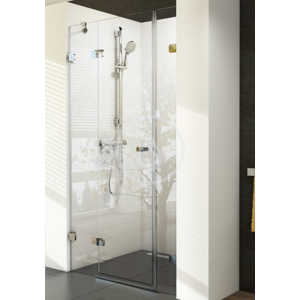 RAVAK - Brilliant Sprchové dvere trojdielne BSD3-110 L, 1085 mm – 1110 mm, ľavé, farba chróm, sklo transparent (0ULD0A00Z1)