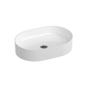 RAVAK - Ceramic Umývadlo na dosku 550x370 mm, bez prepadu, biela XJX01155001