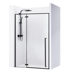 Rea - Sprchové dveře FARGO BLACK MAT 150 cm (3709)