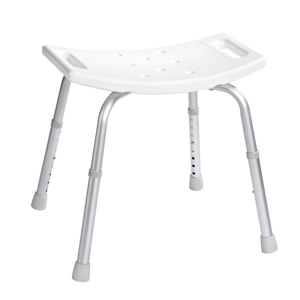 RIDDER - HANDICAP Kúpeľňová stolička, nastavitelná výška, biela A00601101