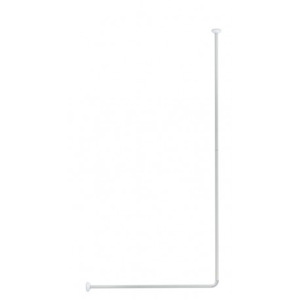 Rohová tyč sprchového závěsu - 80 × 94–180 cm (KD02100816)