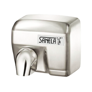 Sanela SLO 02E Automatický bezdotykový osoušeč rukou s nerezovým matným krytem (SL 79024)