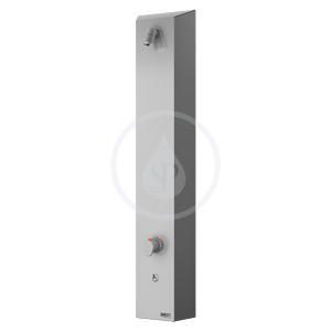 SANELA - Nerezové sprchové panely Sprchový panel z nehrdzavejúcej ocele s integrovaným ovládaním piezo a termostatickým ventilom – 2 vody SLSN 02PT