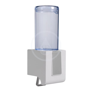 SANELA - Plastové doplňky Dávkovač tekutého mýdla, 500 ml, bílá/čirá (SLDN 10)