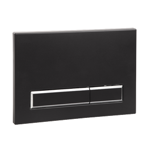 Sanela SLW 53 Dvojčinné splachovací tlačítko do rámu SLR 21, černé (SL 04530)