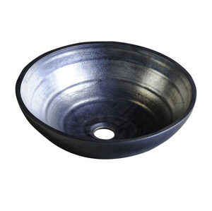 SAPHO - ATTILA keramické umývadlo, priemer 42,5cm, keramické, farba petrolejová (DK001)