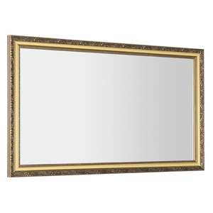 SAPHO - BOHEMIA zrkadlo v drevenom ráme 589x989mm, zlatá NL484