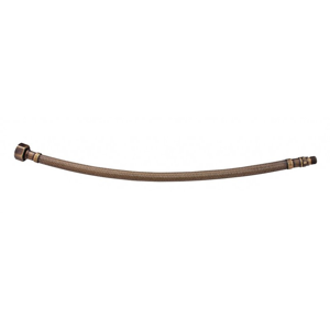 SAPHO - Flexibilná nerezová hadica 3/8'xM10, 35 cm, bronz (33414)
