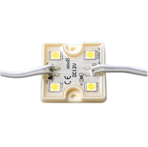 SAPHO - LED modul 4xSDM5050, 36x36x6mm, studená biela (LDM598)