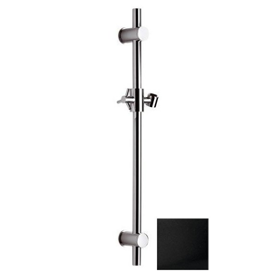 SAPHO - Posuvný držiak sprchy, guľatá, 700mm, čierna matná SC015