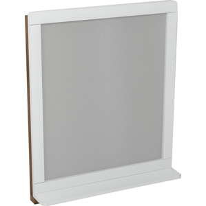 SAPHO - PRIM zrkadlo s policou, 70x84x14cm, buk/biela (PM005)