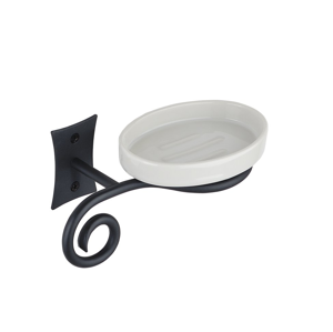 SAPHO - REBECCA mýdlenka, černá/keramika (CC002)