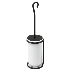 SAPHO - REBECCA WC štětka na postavení, černá/keramika (CC010)